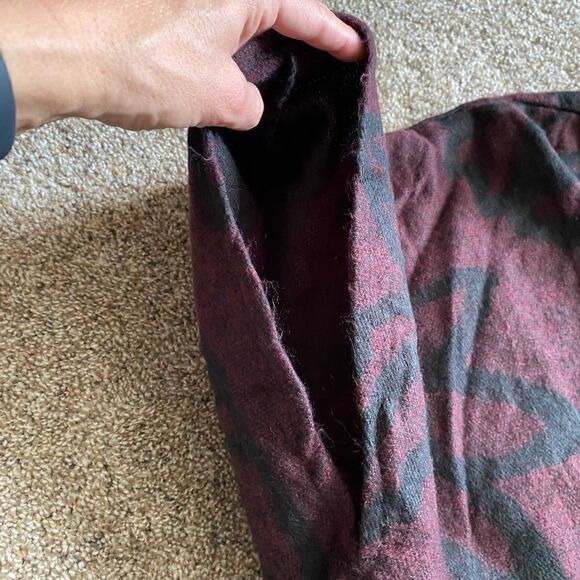 Cleobella Sevigny Capelet Sweater Poncho Open Front Tassels Womens One Size - Picture 4 of 8